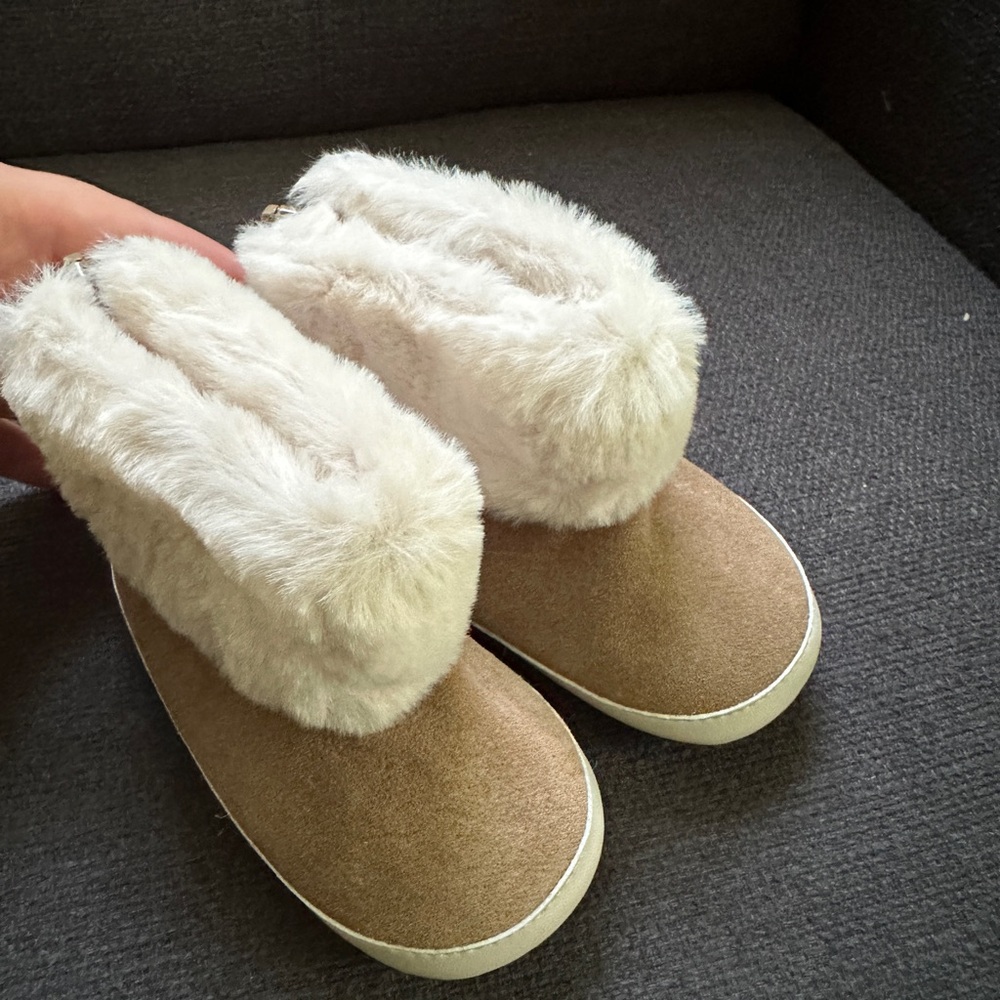 Little Love Bug Brown Boots
